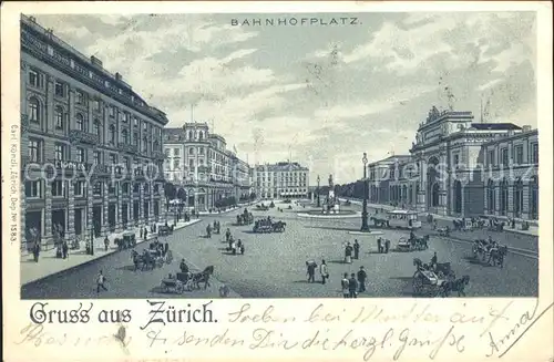 Zuerich Bahnhofplatz / Zuerich /Bz. Zuerich City
