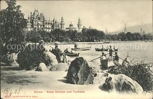 Zuerich Rotes Schloss Tonhalle / Zuerich /Bz. Zuerich City