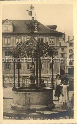 Zuerich Wassertraegerbrunnen KInder / Zuerich /Bz. Zuerich City