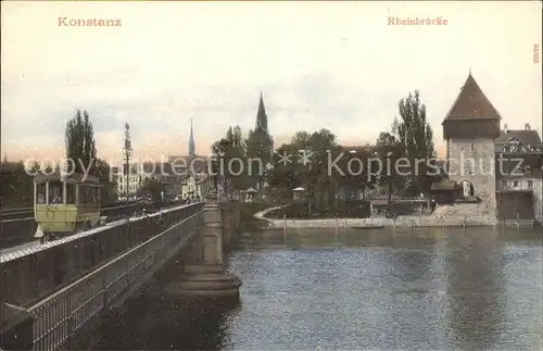 Konstanz Bodensee Rheinbruecke / Konstanz /Konstanz LKR