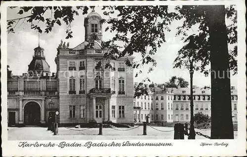 Karlsruhe Baden Badisches Landesmuseum Schlossgarten / Karlsruhe /Karlsruhe LKR