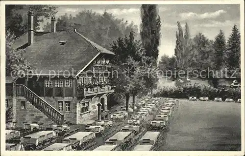 Karlsruhe Baden Schwarzwaldhaus Stadtgarten / Karlsruhe /Karlsruhe LKR