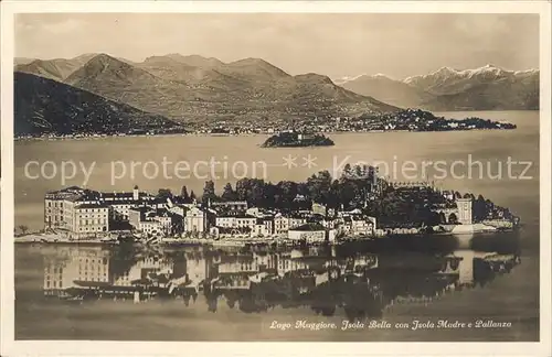 Isola Bella Lago Maggiore con Isola Madre e Pallanza Kat. Italien