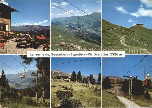 Lenzerheide Valbella Sesselbahn Tgantieni Piz Scalottas Details Kat. Lenzerheide