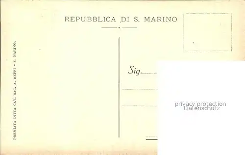 San Marino San Marino Inno Nazionale Federico Consolo  Kat. San Marino