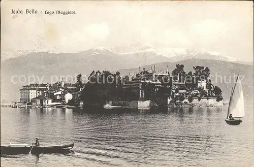 Isola Bella Lago Maggiore Segelboot Kat. Italien