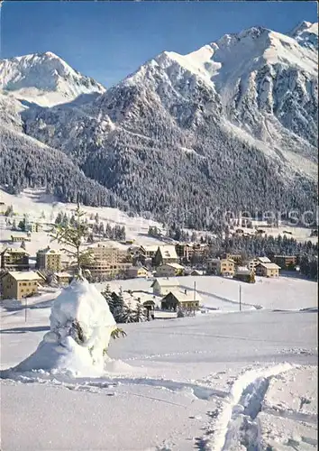 Lenzerheide Valbella mit Lenzerhorn Kat. Lenzerheide