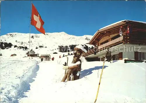 Lenzerheide Valbella Bergrestaurant Acla Grischuna Kat. Lenzerheide