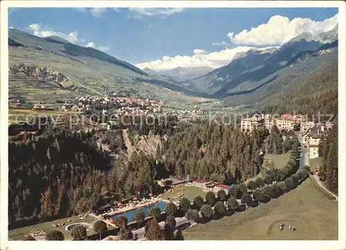 Scuol Alpines Heilbad Panorama Kat. Scuol