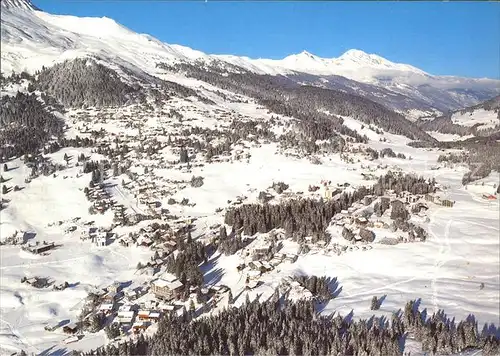 Lenzerheide Valbella mit Calanda Kat. Lenzerheide