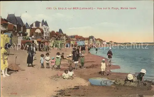 La Baule sur Mer Vue sur la Plage maree haute Kat. La Baule Escoublac