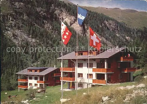Zinal Sierre Centre de vacances de la Caisse suisse de voyage Kat. Zinal Ayer Val d Anniviers