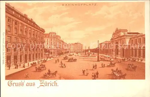 Zuerich ZH Bahnhofplatz / Zuerich /Bz. Zuerich City