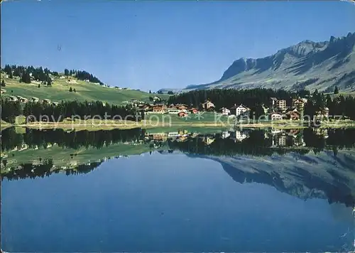 Lenzerheide Valbella Heidsee mit Churerjoch Kette Kat. Lenzerheide