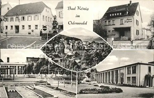 Bad Koenig Odenwald Schoenberger Hof Haus Regina Wandelhalle / Bad Koenig /Odenwaldkreis LKR