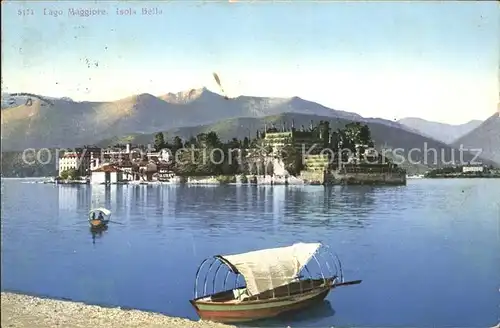 Isola Bella Lago Maggiore Locarno Boote Kat. Italien