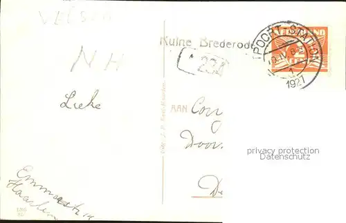 Santpoort Ruine van Brederode Kat. Niederlande