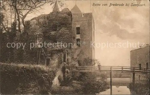 Santpoort Ruine van Brederode Kat. Niederlande