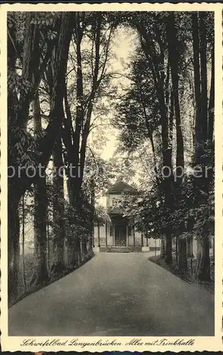 Langenbruecken Bad Schoenborn Schwefelbad Allee Trinkhalle / Bad Schoenborn /Karlsruhe LKR