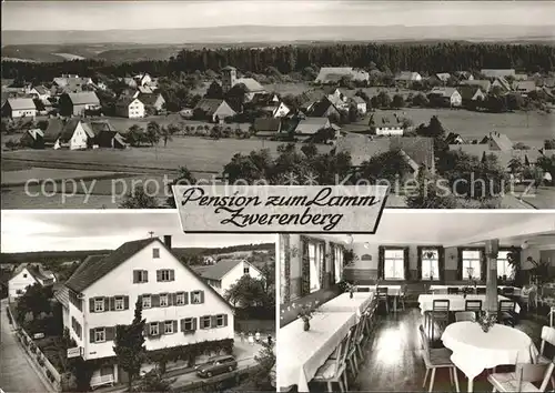 Zwerenberg Neuweiler Panorama Pension zum Lamm Bromsilber Kat. Neuweiler