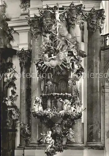 Zwiefalten Wuerttemberg Muenster Kanzel von. J.M. Feichtmayr J. Chrisian / Zwiefalten /Reutlingen LKR