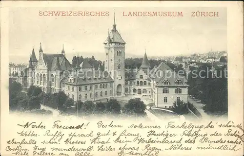 Zuerich Schweizer Landesmuseum / Zuerich /Bz. Zuerich City