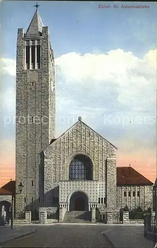 Zuerich St Antoniuskirche / Zuerich /Bz. Zuerich City