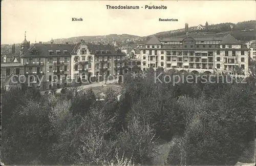 Zuerich Theodosianum Parkseite Klinik Sanatorium / Zuerich /Bz. Zuerich City