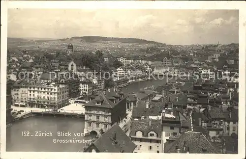 Zuerich Blick vom Grossmuenster / Zuerich /Bz. Zuerich City