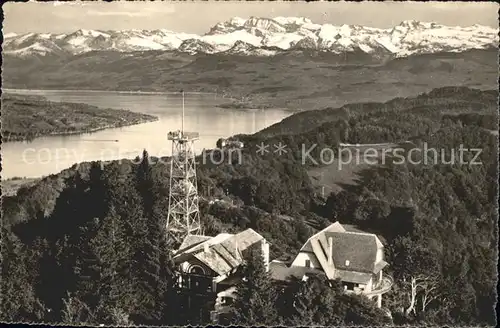 Uetliberg Zuerich Restaurant Uto Kulm Panorama Kat. Uetliberg