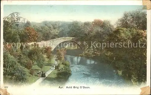 Ayr Auld Brig O Doon Bridge Kat. South Ayrshire