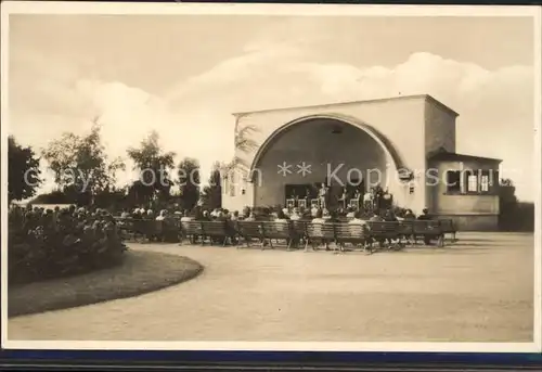 Zinnowitz Ostseebad Usedom Kurplatz Konzertmuschel Kat. Zinnowitz