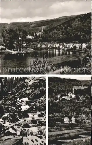 Zwingenberg Neckar Schloss Wasserfall  / Zwingenberg /Neckar-Odenwald-Kreis LKR