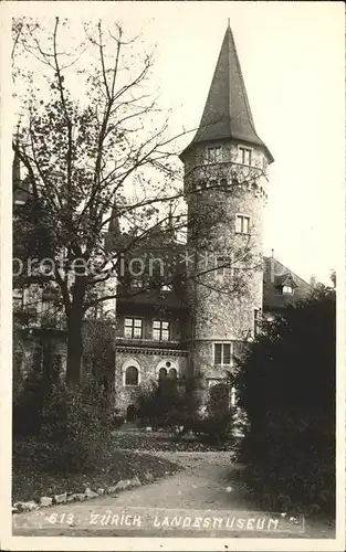 Zuerich Landesmuseum Turm / Zuerich /Bz. Zuerich City