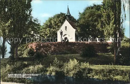 Karlsruhe Gruenwinkel Kapelle Kat. Karlsruhe