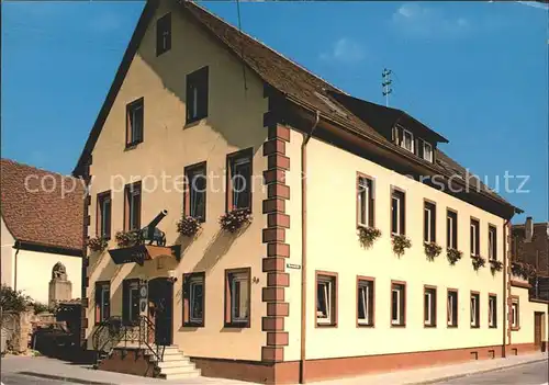 Weisweil Gasthaus Kanone Kat. Weisweil