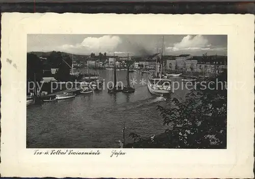 Swinemuende Ostseebad Westpommern Seebad Solbad Hafen Kat. Swinoujscie