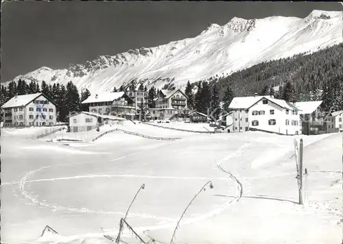 Lenzerheide GR Canols Churerjochkette Ski Skispuren / Lenzerheide /Rg. Chur