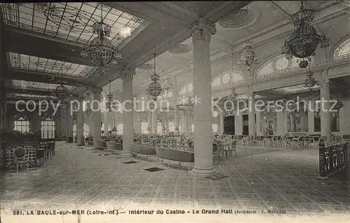 La Baule sur Mer Interieur du Casino Grand Hall Kat. La Baule Escoublac