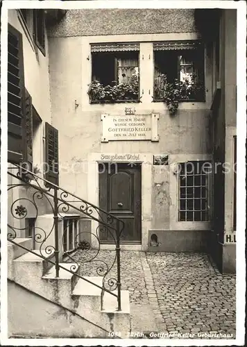 Zuerich Gottfried Keller Geburtshaus / Zuerich /Bz. Zuerich City