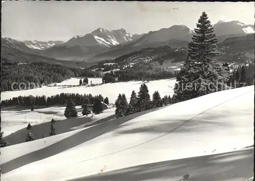 Lenzerheide Valbella Heidsee und Oberhalbsteiner Berge Kat. Lenzerheide