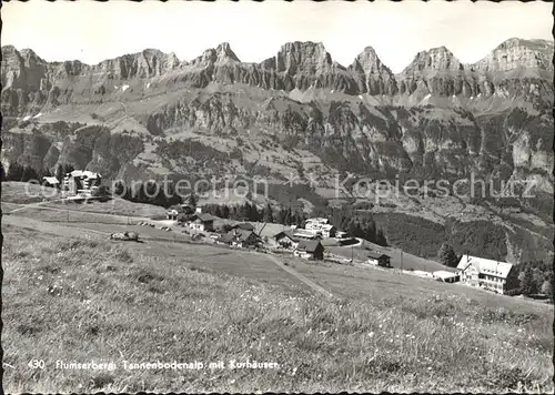 Flums SG Tannenbodenalp Kurhaeuser / Flums /Bz. Sarganserland