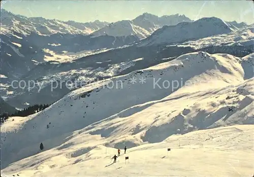 Lenzerheide Chur Skigebiet Val Scalottas Kat. Lenzerheide