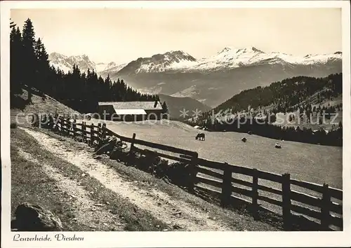 Lenzerheide Valbella Dieschen Panorama Kat. Lenzerheide