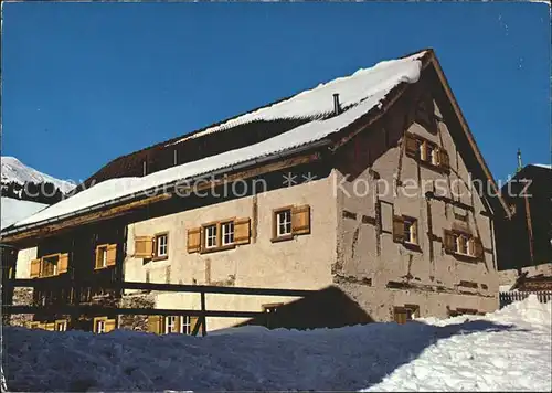 Lenzerheide Albula Hotel Guarda Val Sporz Haus Fux Kat. Lenzerheide