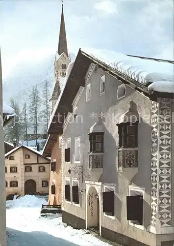 Scuol Engadinerhaus Dorfgasse