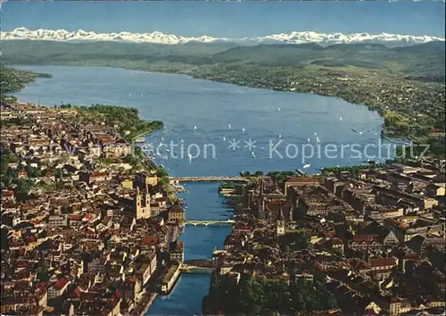 Zuerich ZH See Alpen  / Zuerich /Bz. Zuerich City