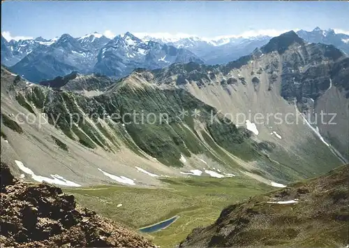 Lenzerheide Valbella Luftseilbahn Parpaner Rothorn mit Lenzeralp Lenzerhorn Berguenerstoecke Kat. Lenzerheide