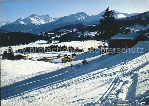 Lenzerheide Valbella Heidsee Piz d Arblatsch Forbisch Toissa und Curver Kat. Lenzerheide