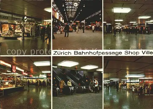 Zuerich Bahnhofpassage Shop Ville / Zuerich /Bz. Zuerich City